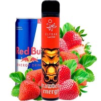 Одноразовая электронная сигарета Elf Bar Lux Strawberry energy  (клубничный энергетик) (1500 Затяжек)