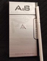 СИГАРЕТЫ A&B SUPER SLIMS SILVER